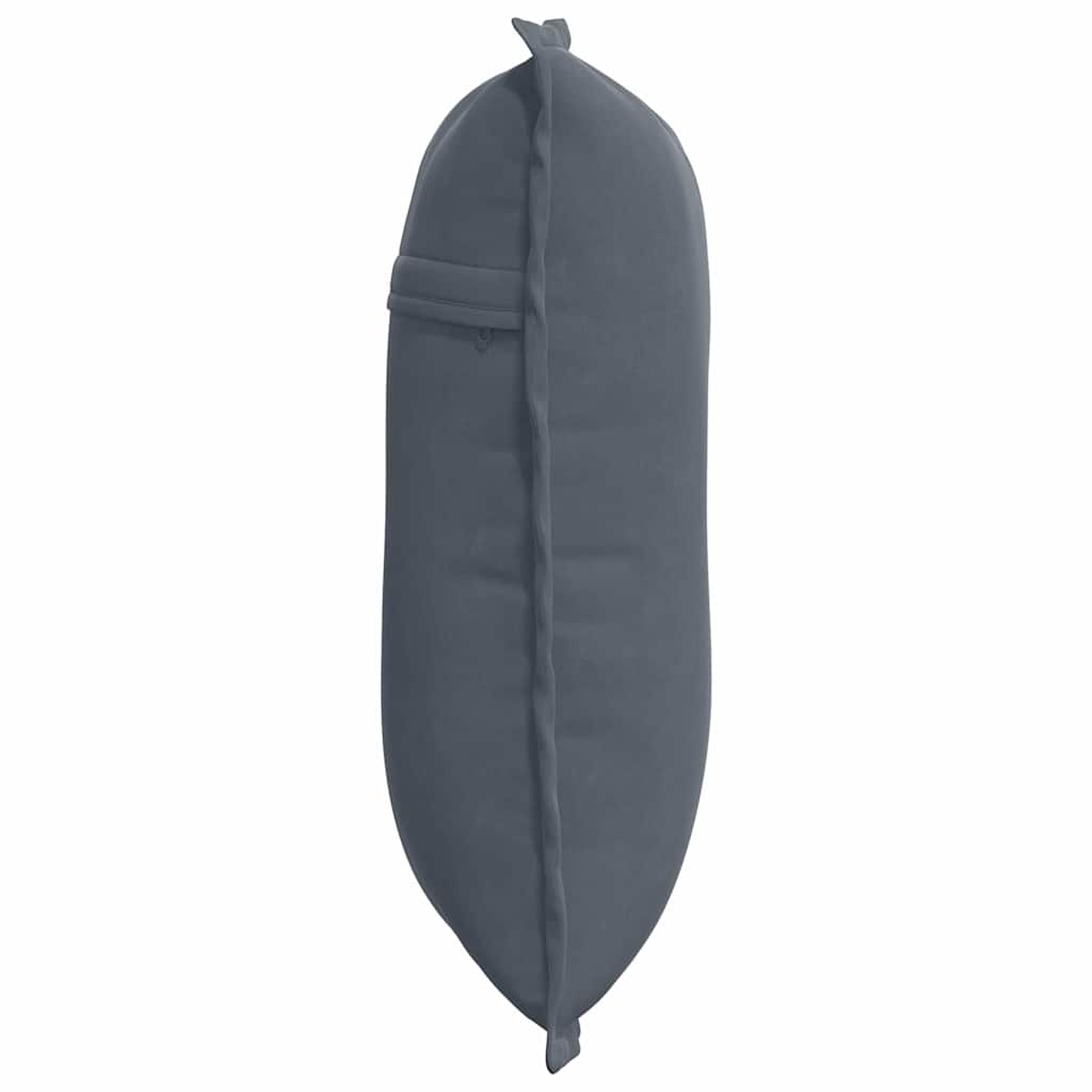 Perna pentru spate Gri închis 50 x 45 cm Țesătură din corduroy GartenMobel Dekor