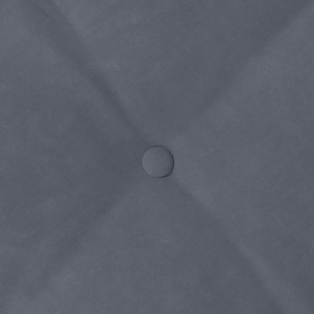 Perna pentru spate Gri închis 80 x 50 cm Țesătură din corduroy GartenMobel Dekor