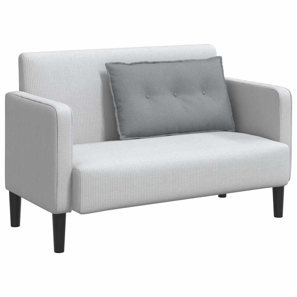 Perna pentru spate Gri deschis 200 x 19 x 50 cm țesătură GartenMobel Dekor