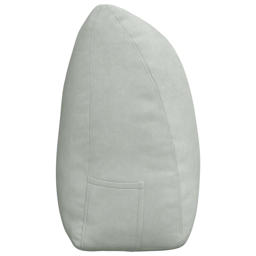 Perna pentru spate Gri deschis 200 x 24 x 50 cm Catifea GartenMobel Dekor