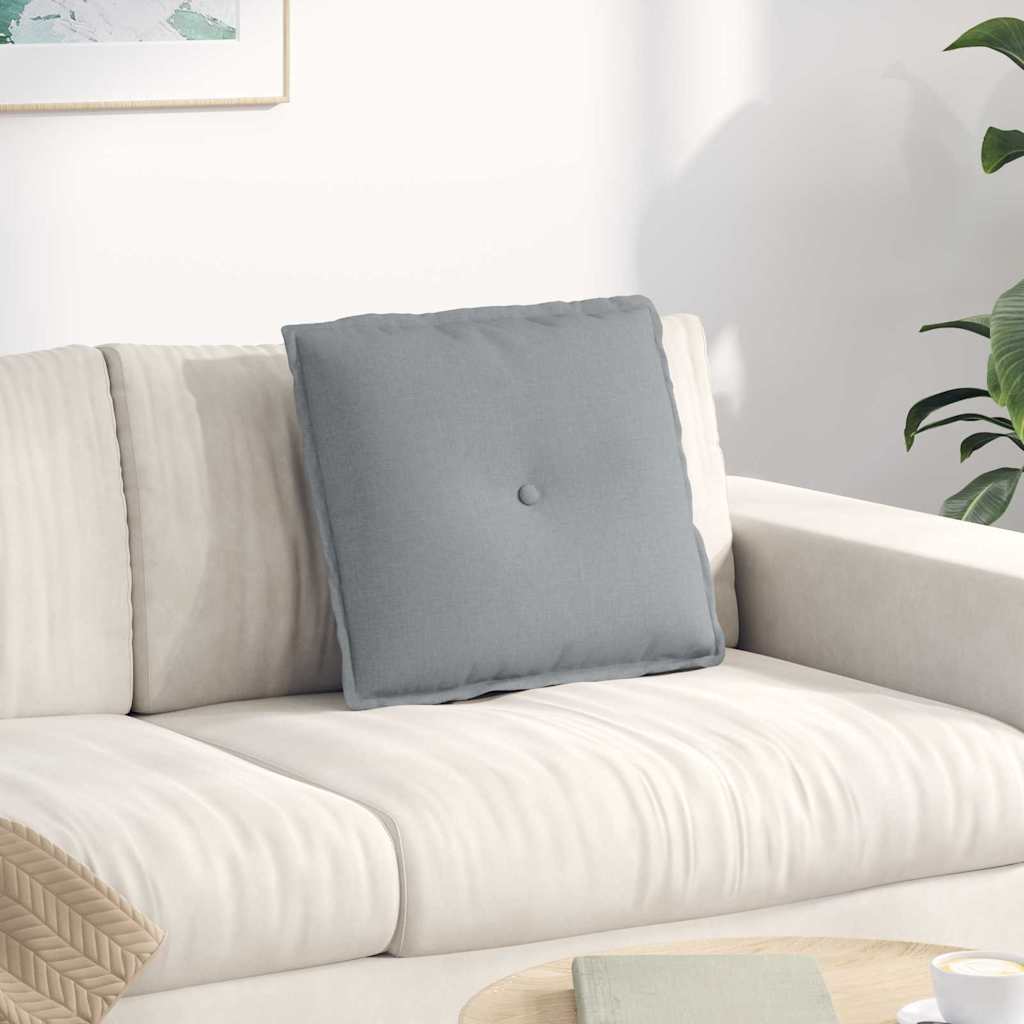 Perna pentru spate Gri deschis 50 x 19 x 45 cm țesătură GartenMobel Dekor