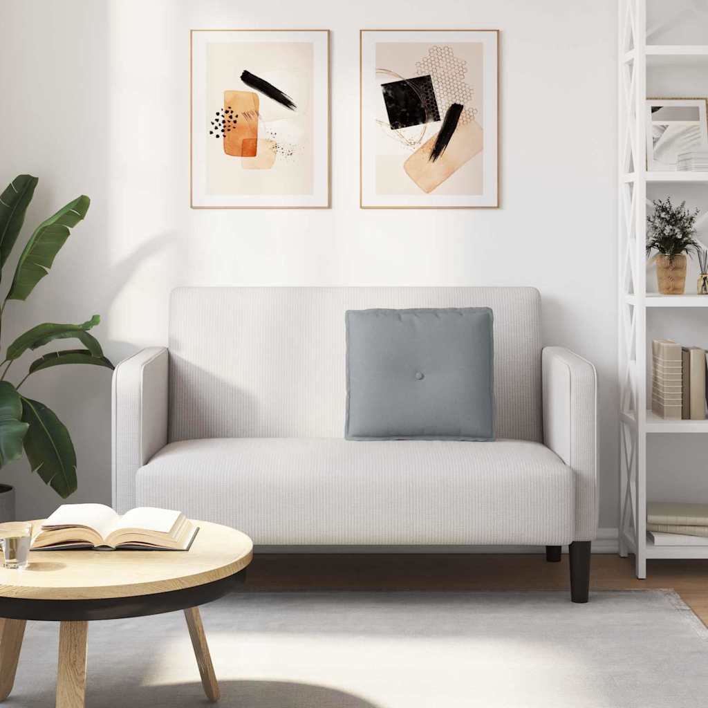 Perna pentru spate Gri deschis 50 x 19 x 45 cm țesătură GartenMobel Dekor