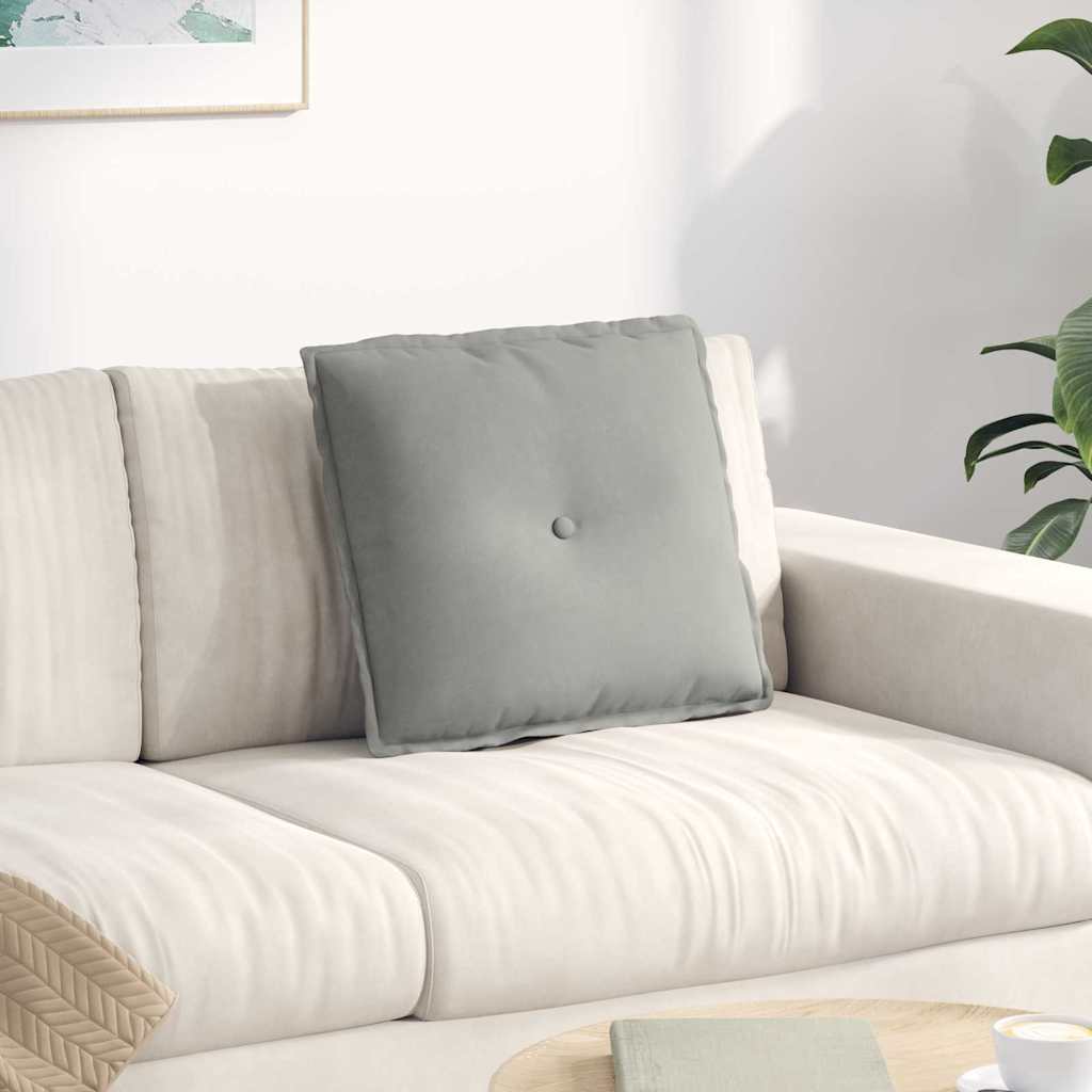 Perna pentru spate Gri deschis 50 x 45 cm GartenMobel Dekor