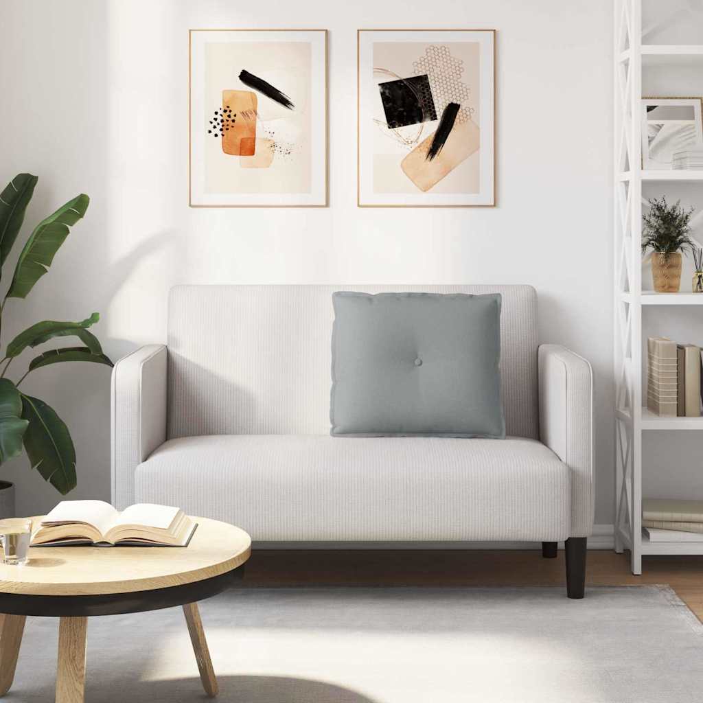 Perna pentru spate Gri deschis 60 x 19 x 50 cm țesătură GartenMobel Dekor