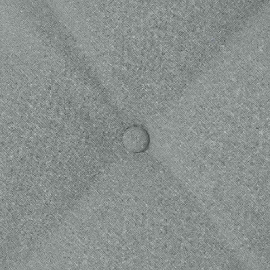 Perna pentru spate Gri deschis 60 x 19 x 50 cm țesătură GartenMobel Dekor