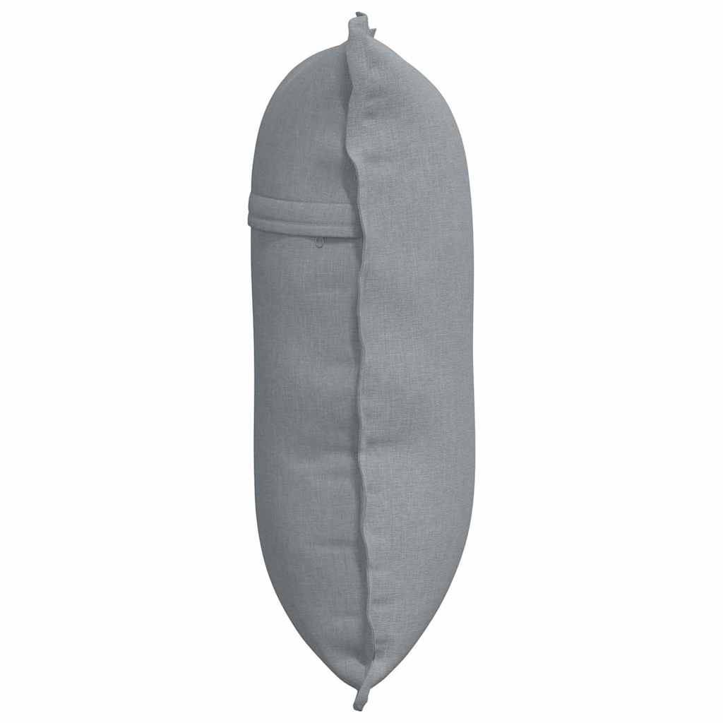 Perna pentru spate Gri deschis 60 x 19 x 50 cm țesătură GartenMobel Dekor