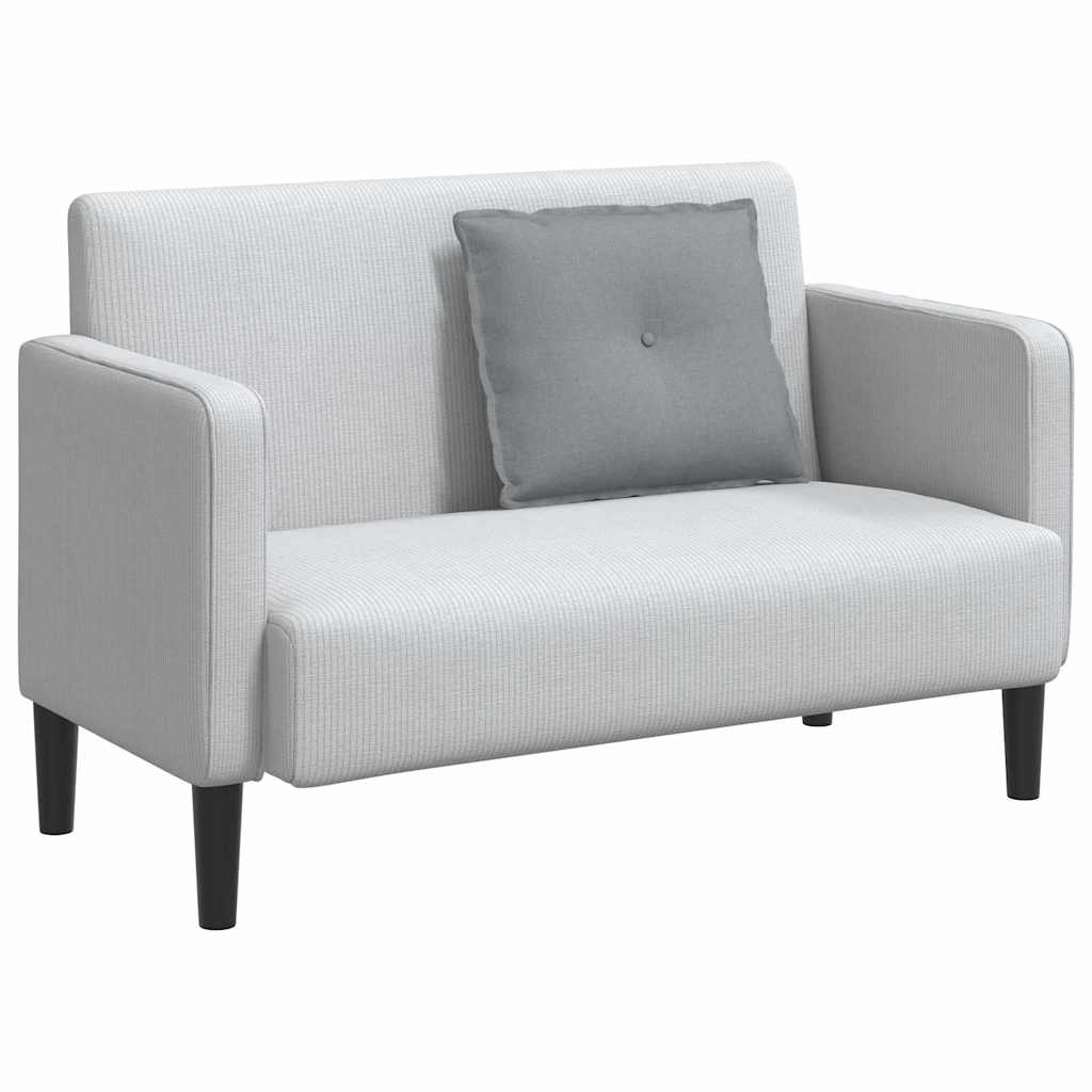 Perna pentru spate Gri deschis 60 x 19 x 50 cm țesătură GartenMobel Dekor