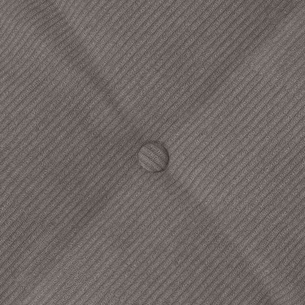 Perna pentru spate Gri deschis 60 x 50 cm Țesătură din corduroy GartenMobel Dekor