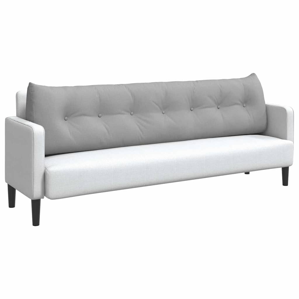 Perna pentru spate Gri nori 200 x 24 x 50 cm țesătură GartenMobel Dekor