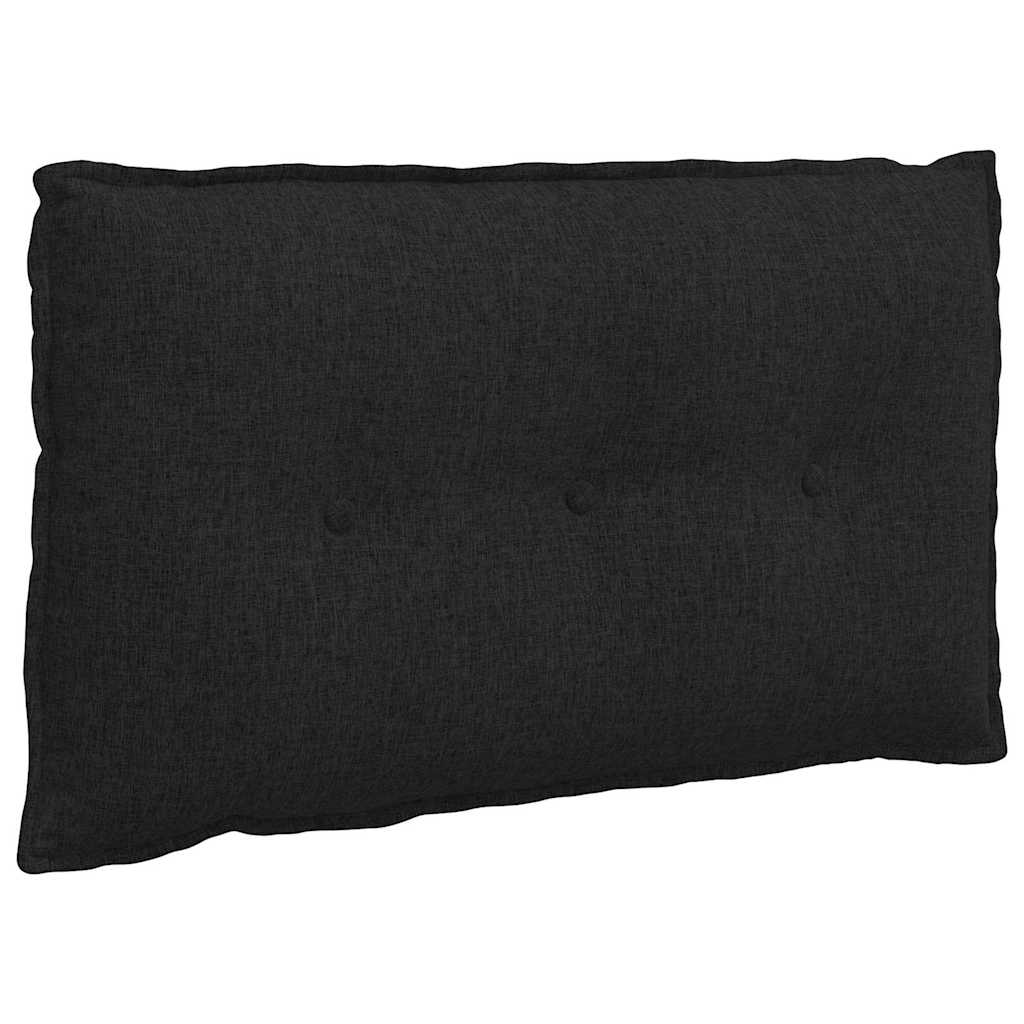 Perna pentru spate Negru 200 x 19 x 50 cm țesătură GartenMobel Dekor
