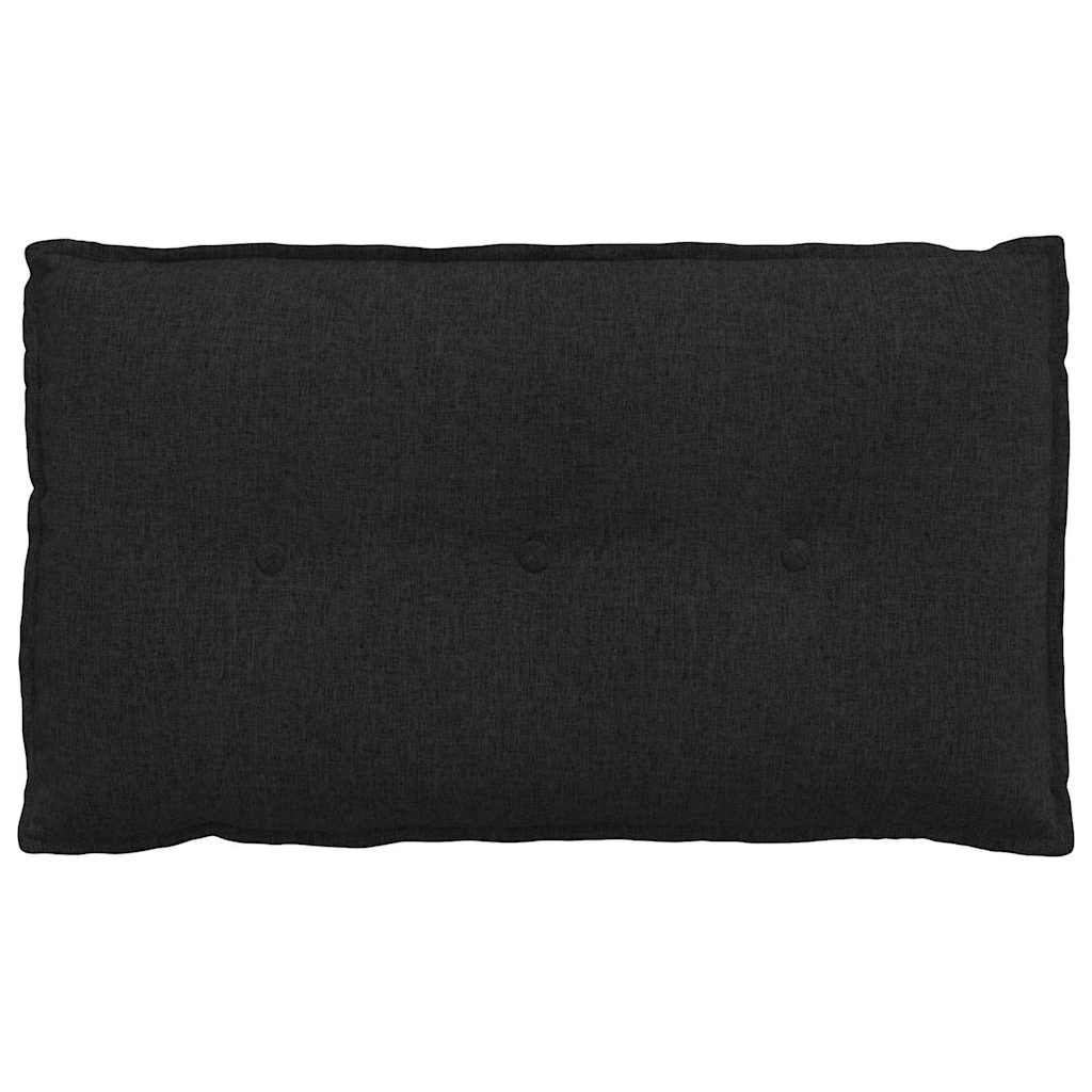 Perna pentru spate Negru 200 x 19 x 50 cm țesătură GartenMobel Dekor