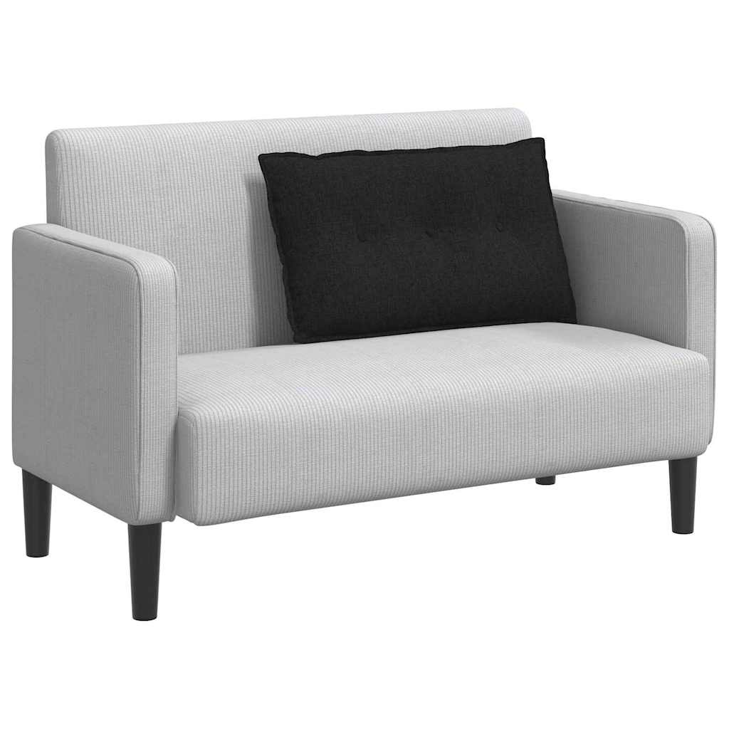 Perna pentru spate Negru 200 x 19 x 50 cm țesătură GartenMobel Dekor