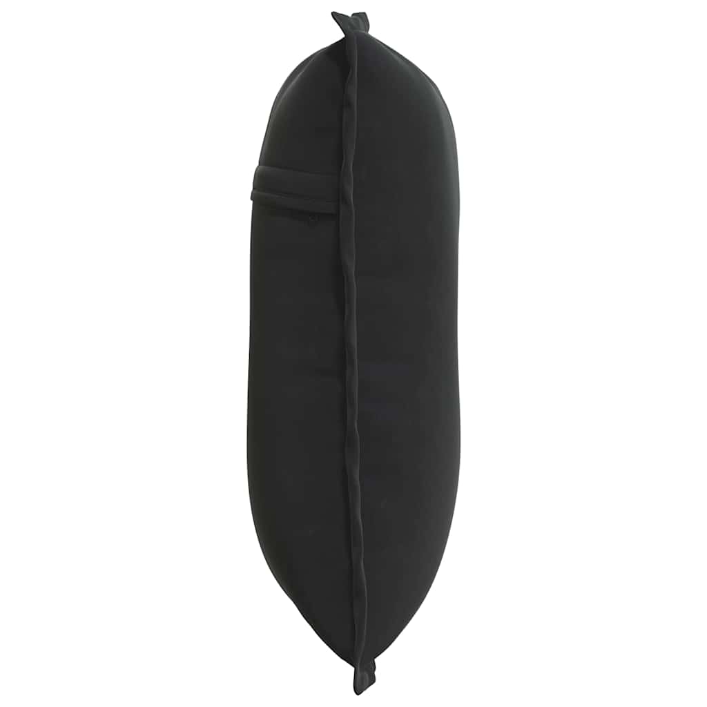Perna pentru spate Negru 50 x 45 cm Țesătură din corduroy GartenMobel Dekor