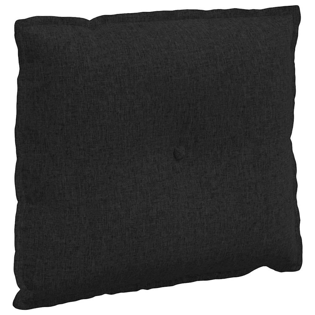 Perna pentru spate Negru 60 x 19 x 50 cm țesătură GartenMobel Dekor