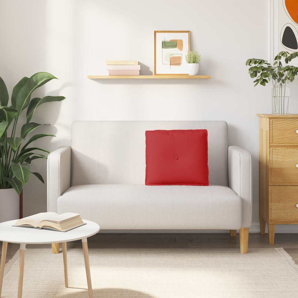 Perna pentru spate Roșu 200 x 19 x 50 cm țesătură GartenMobel Dekor