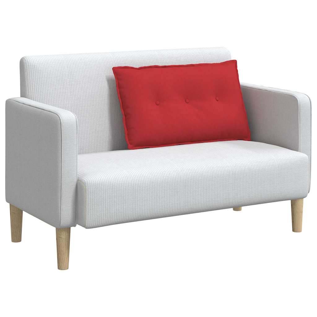 Perna pentru spate Roșu 200 x 19 x 50 cm țesătură GartenMobel Dekor