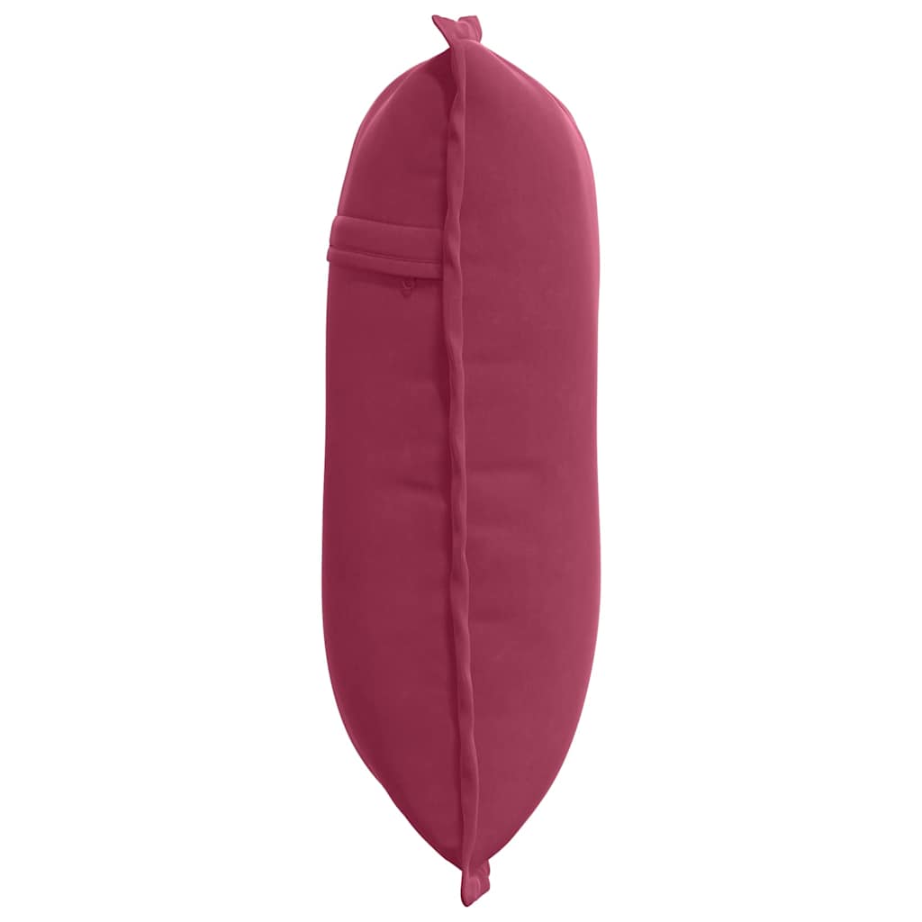 Perna pentru spate Roșu Vin 50 x 45 cm Țesătură din corduroy GartenMobel Dekor