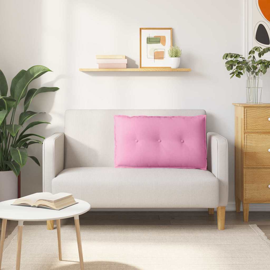 Perna pentru spate Roz 80 x 19 x 50 cm țesătură GartenMobel Dekor