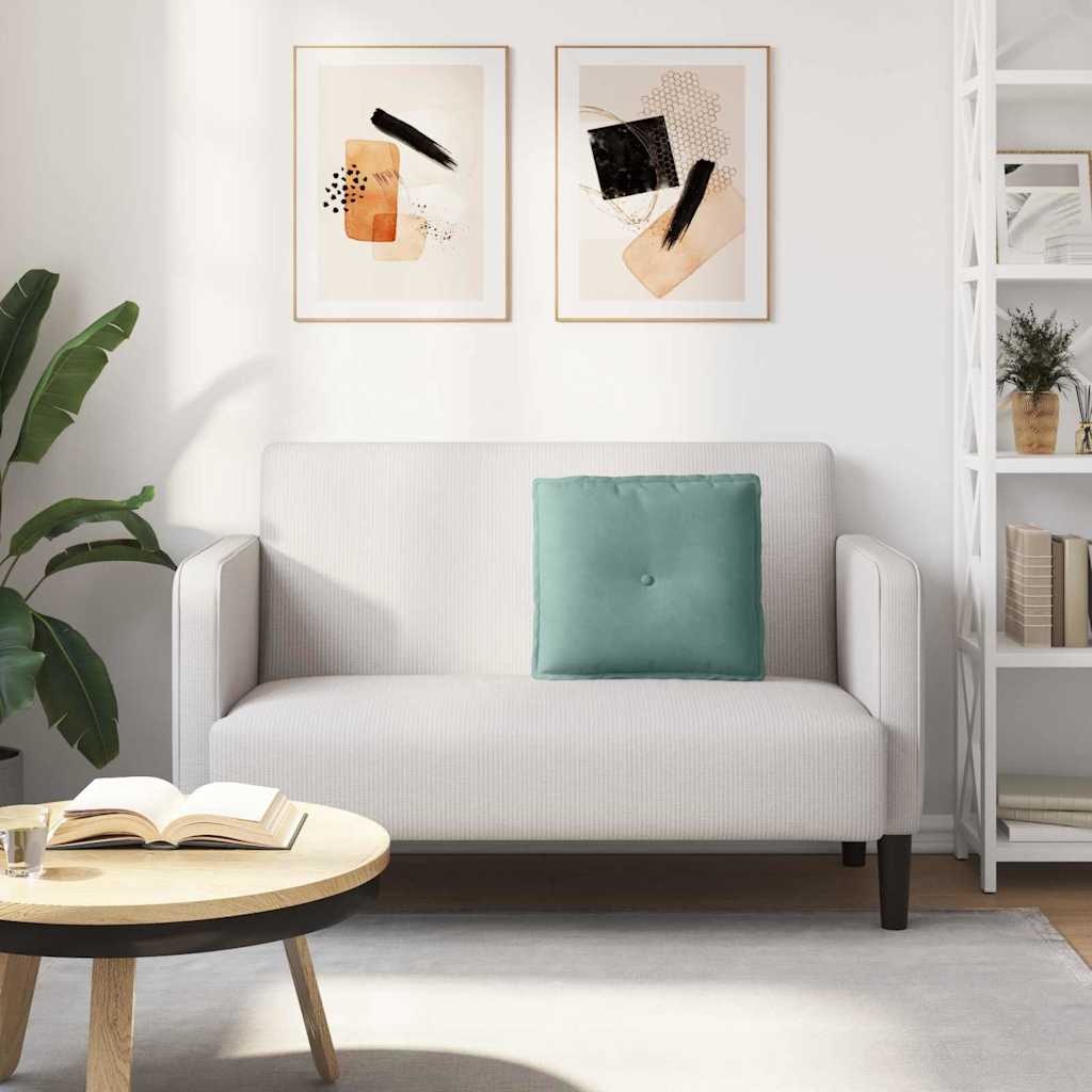 Perna pentru spate Verde Mării 50 x 45 cm Țesătură din corduroy GartenMobel Dekor