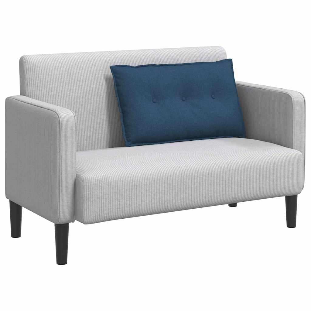 Perna pentru spate albastru 200 x 19 x 50 cm țesătură GartenMobel Dekor