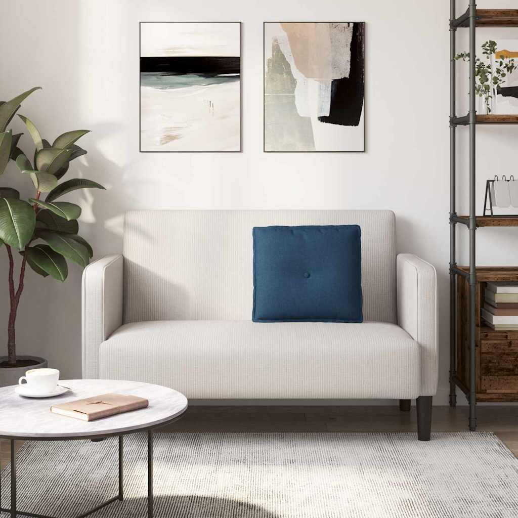 Perna pentru spate albastru 200 x 19 x 50 cm țesătură GartenMobel Dekor