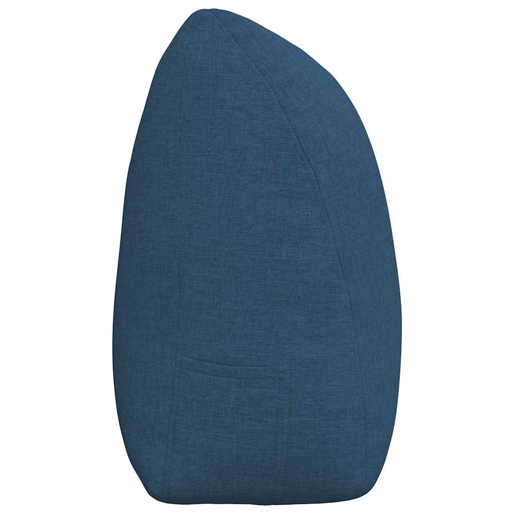 Perna pentru spate albastru 200 x 24 x 50 cm țesătură GartenMobel Dekor