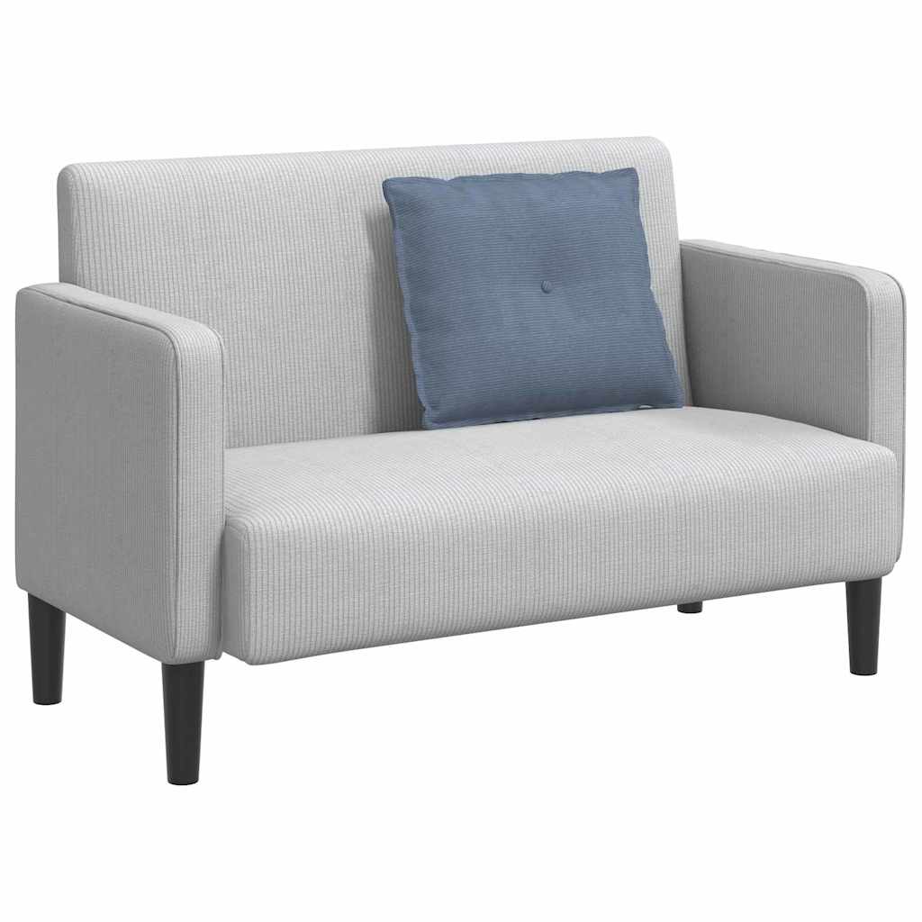 Perna pentru spate albastru 60 x 50 cm Țesătură din corduroy GartenMobel Dekor