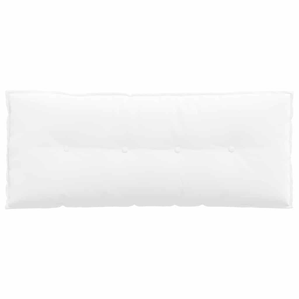 Perna pentru spate Alb 120 x 19 x 50 cm țesătură GartenMobel Dekor
