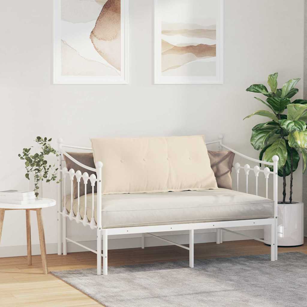 Perna pentru spate Bej 100 x 50 cm Țesătură din microfibră GartenMobel Dekor