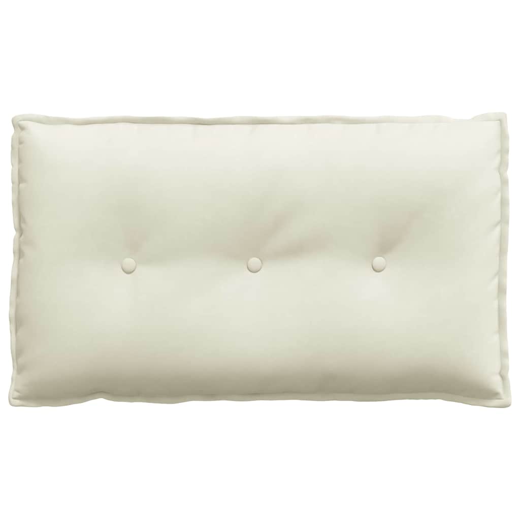 Perna pentru spate Crem 80 x 50 cm Țesătură din corduroy GartenMobel Dekor