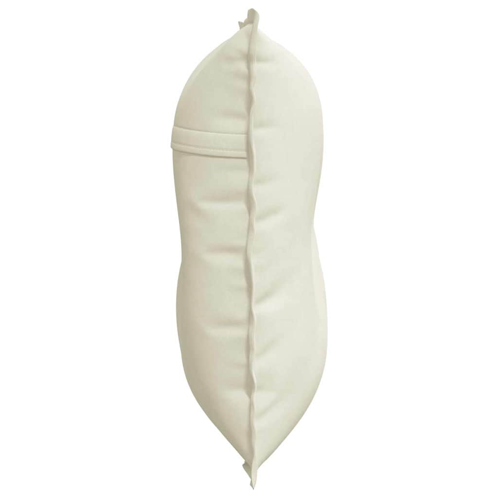 Perna pentru spate Crem 80 x 50 cm Țesătură din corduroy GartenMobel Dekor