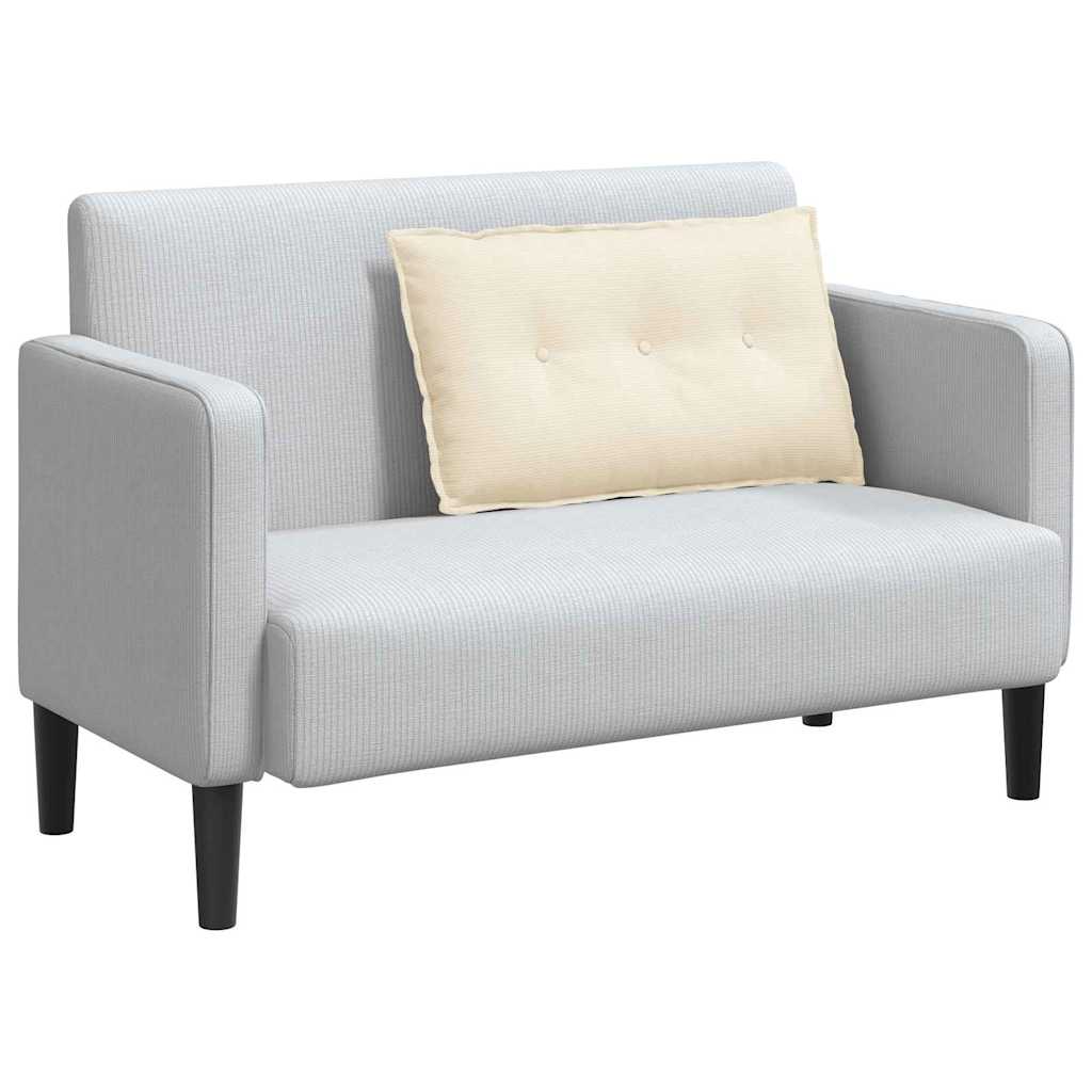 Perna pentru spate Crem 80 x 50 cm Țesătură din corduroy GartenMobel Dekor