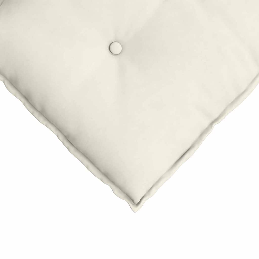 Perna pentru spate Crem 80 x 50 cm Țesătură din corduroy GartenMobel Dekor