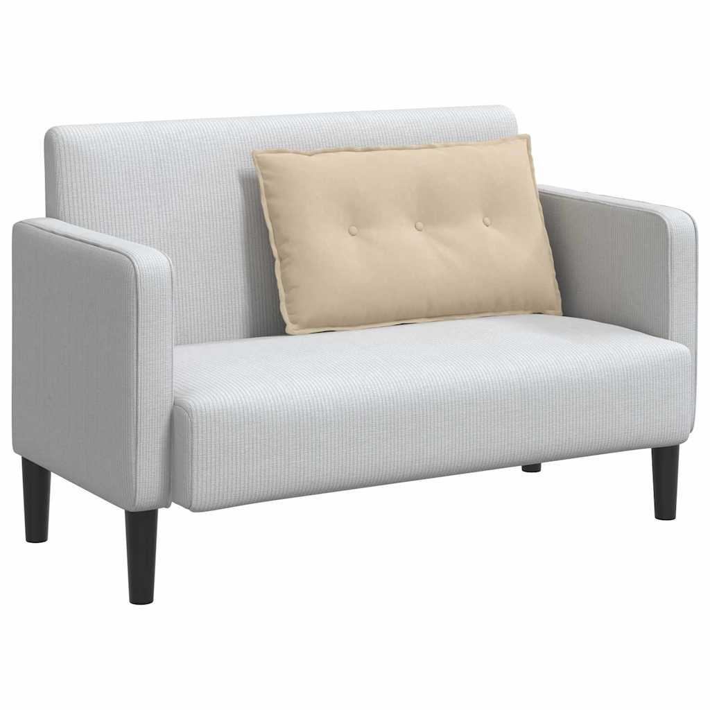 Perna pentru spate Crem 80 x 50 cm Țesătură din microfibră GartenMobel Dekor