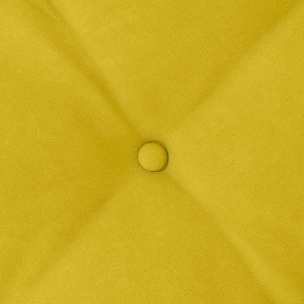 Perna pentru spate Galben 100 x 50 cm Țesătură din corduroy GartenMobel Dekor