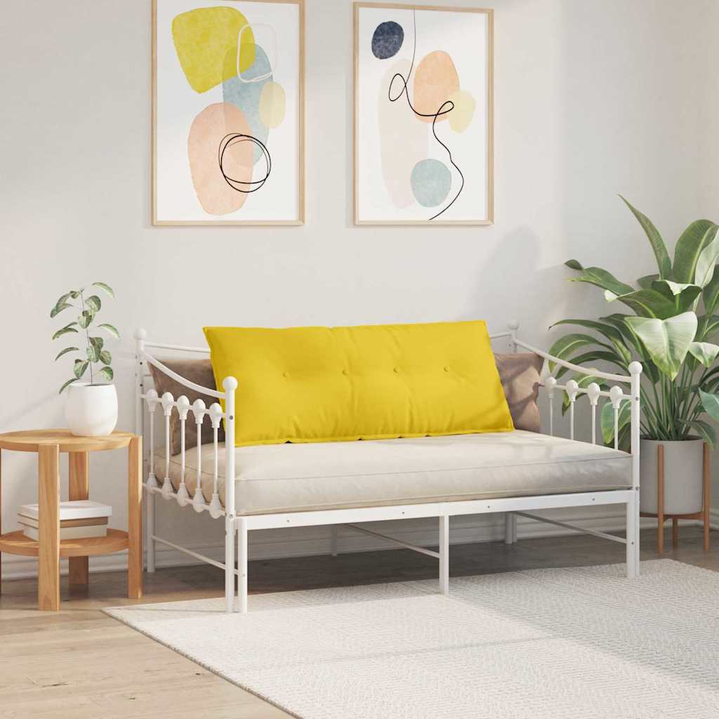 Perna pentru spate Galben Deschis 120 x 19 x 50 cm țesătură GartenMobel Dekor