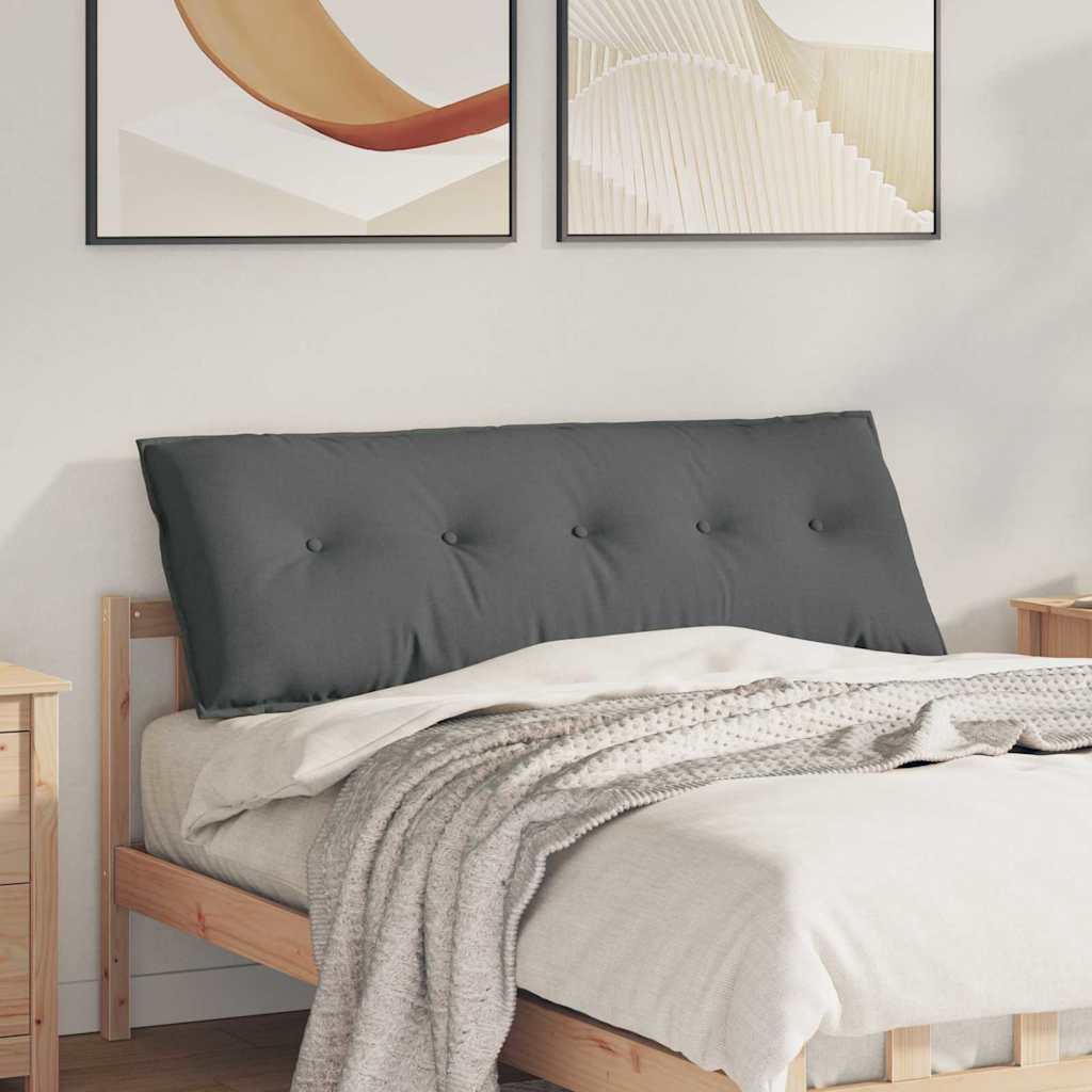 Perna pentru spate Gri închis 140 x 19 x 50 cm țesătură GartenMobel Dekor