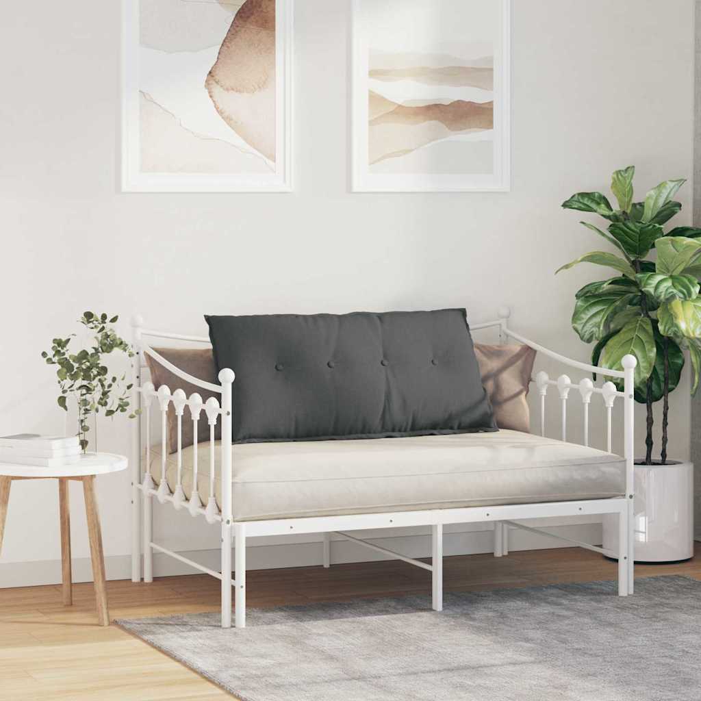 Perna pentru spate Gri închis 200 x 19 x 50 cm țesătură GartenMobel Dekor