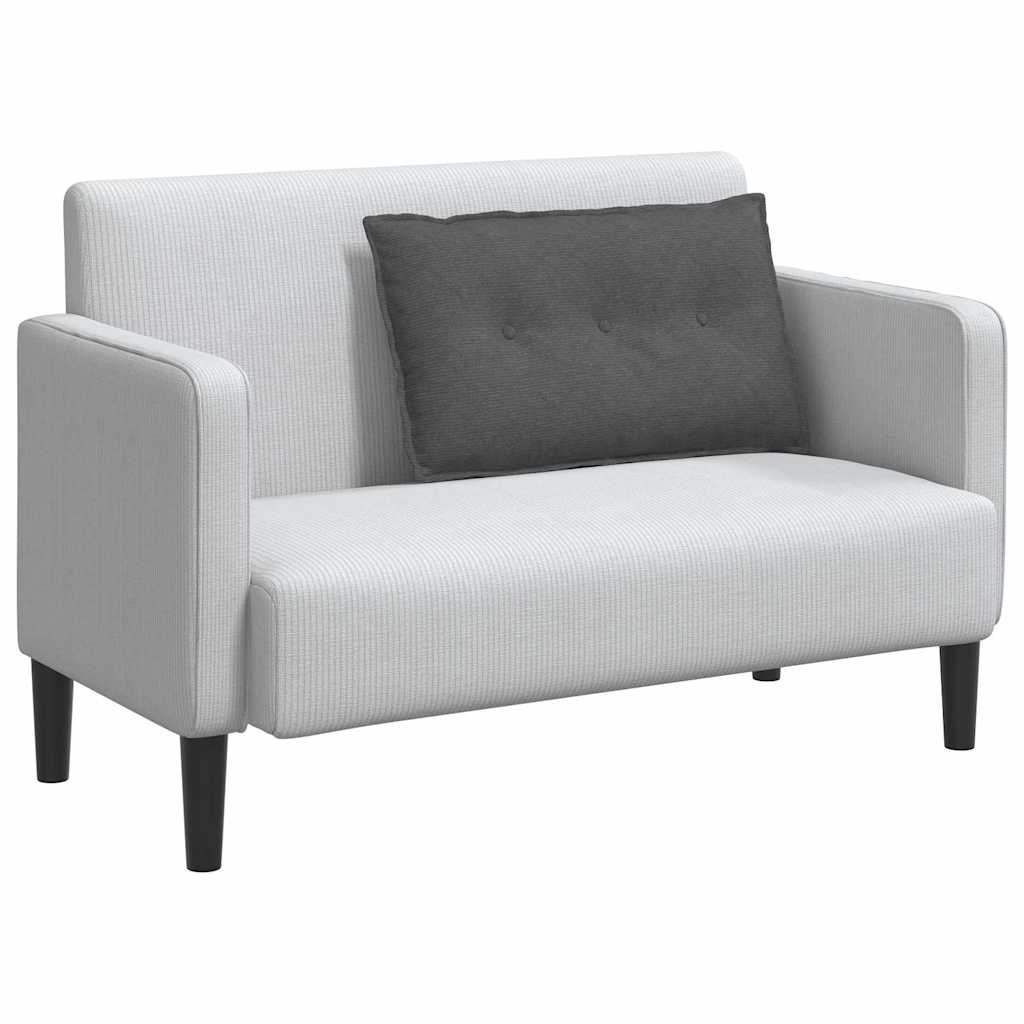 Perna pentru spate Gri închis 80 x 50 cm Țesătură din corduroy GartenMobel Dekor