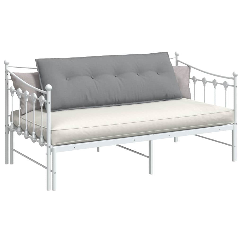 Perna pentru spate Gri deschis 140 x 19 x 50 cm țesătură GartenMobel Dekor