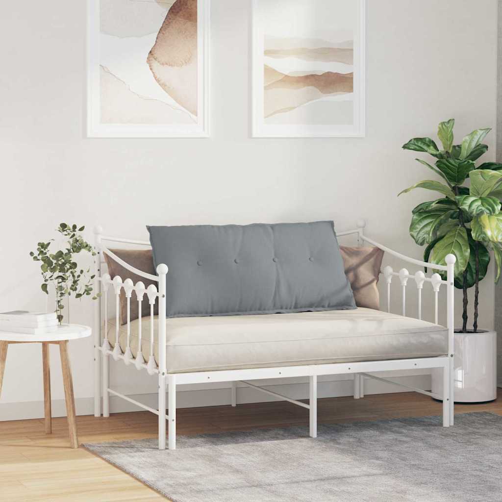 Perna pentru spate Gri deschis 200 x 19 x 50 cm țesătură GartenMobel Dekor