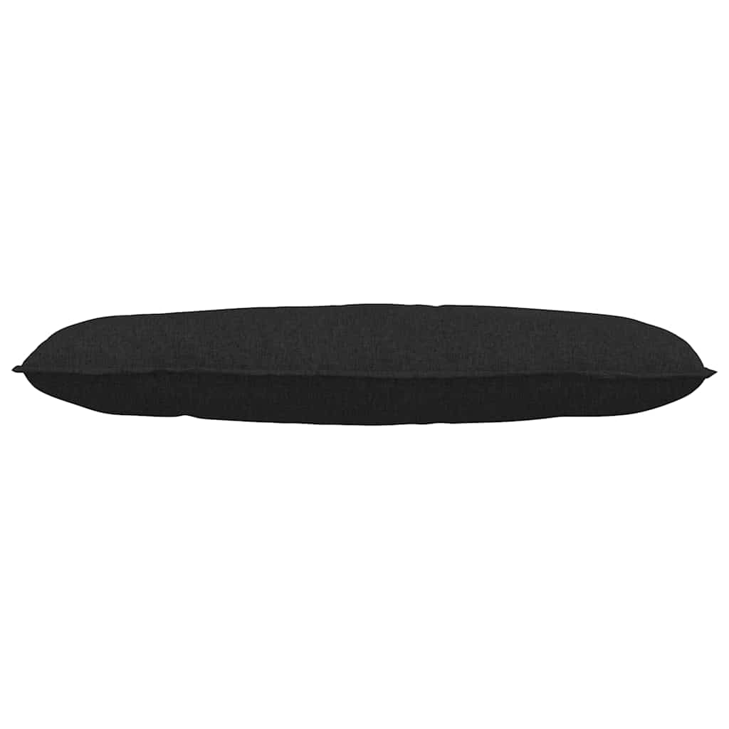 Perna pentru spate Negru 120 x 19 x 50 cm țesătură GartenMobel Dekor