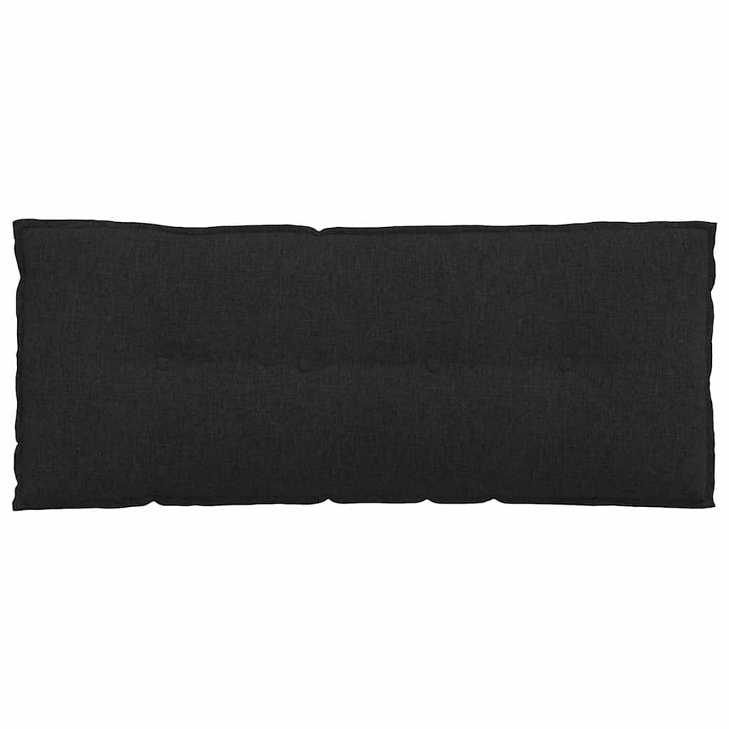 Perna pentru spate Negru 120 x 19 x 50 cm țesătură GartenMobel Dekor