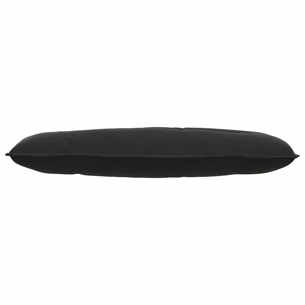 Perna pentru spate Negru 120 x 50 cm Țesătură din corduroy GartenMobel Dekor