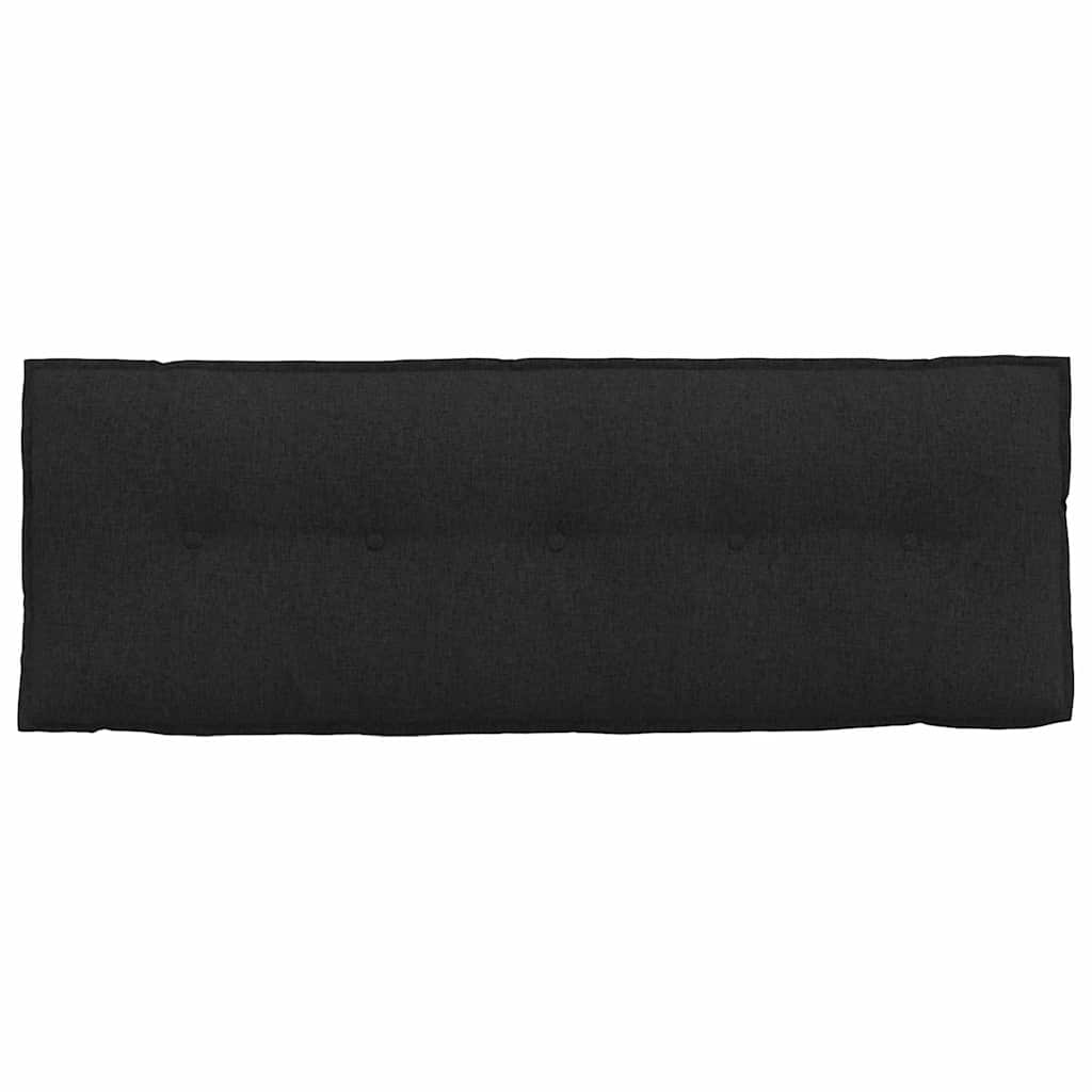 Perna pentru spate Negru 140 x 19 x 50 cm țesătură GartenMobel Dekor