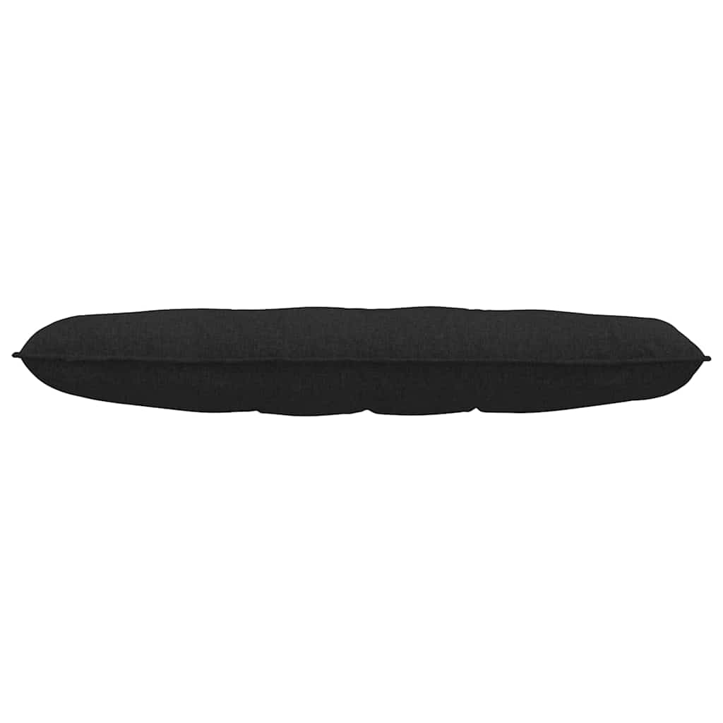 Perna pentru spate Negru 140 x 19 x 50 cm țesătură GartenMobel Dekor