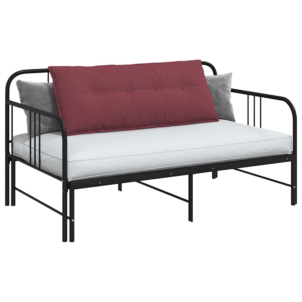 Perna pentru spate Roșu Vin 120 x 19 x 50 cm țesătură GartenMobel Dekor