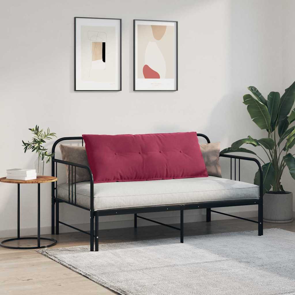 Perna pentru spate Roșu Vin 120 x 50 cm Țesătură din corduroy GartenMobel Dekor