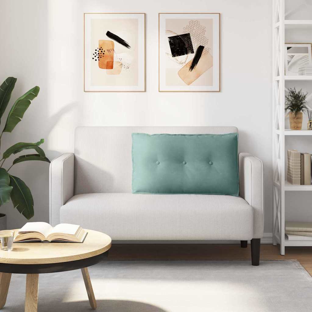 Perna pentru spate Verde Mării 80 x 50 cm Țesătură din corduroy GartenMobel Dekor