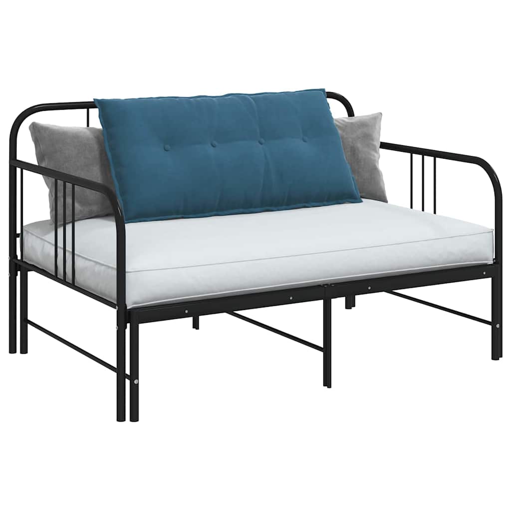 Perna pentru spate albastru 100 x 50 cm Țesătură din corduroy GartenMobel Dekor